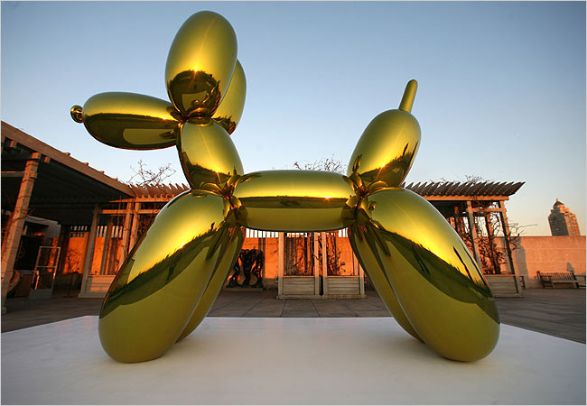 Balloon Dog by contemporary artist Jeff Koons