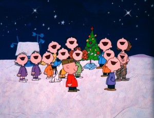 A Charlie Brown Christmas movie scene