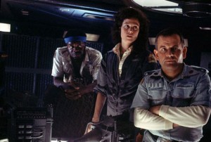 Alien movie scene with Sigourney Weaver