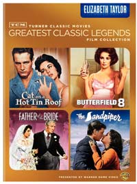 TCM Greatest Classic Films Legends Elizabeth Taylor DVD box