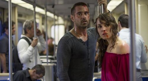 Colin Farrell and Noomi Rapace get bloody in this crime movie, on disc in July.