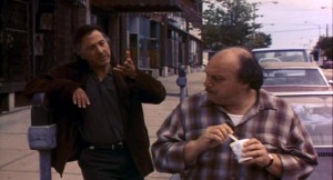 Dustin Hoffman and Dennis Franz in American Buffalo.