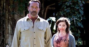 Arnold Schwarzenegger and Abigail Breslin in Maggie