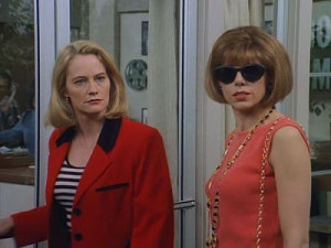 Cybill Shepherd and Christine Baranski in Cybill.