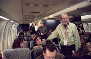 Wes Craven directors Rachel McAdams and Cillian Murphy in 2005's Red Eye.