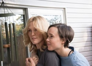 Julianne Moore and Ellen Page in Freeheld