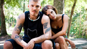 Chris Zylka and Riley Keough in Dixieland