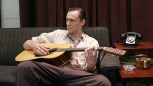 Tom Hiddleston is Hank Williams in I Saw The Light. 
