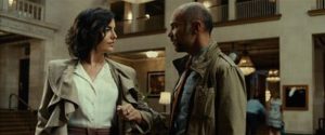 Camilla Belle and Greg Stuhr in The American Side