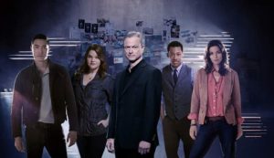 Unit chief Gary Sinise (ctr.) leads his team in Criminal Minds: Beyond Borders.