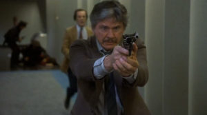 Charles Bronson takes aim in Murphy's Law