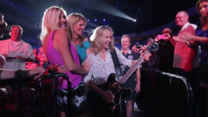 Styx's Tommy Shaw hits the floor in Live at the Orleans Arena