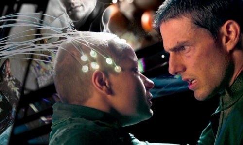 Spielberg directs Cruise in the 2002 sci-fi-thriller spectacular!